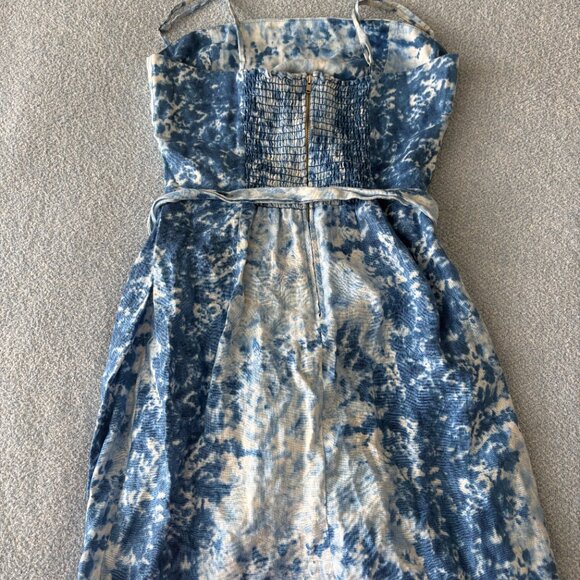 Reformation Tie-Dye Blue Mini Dress - Picture 3 of 6